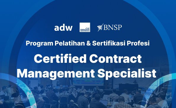 Sampul pelatihan Certified Contract Management Specialist (CCMS)
